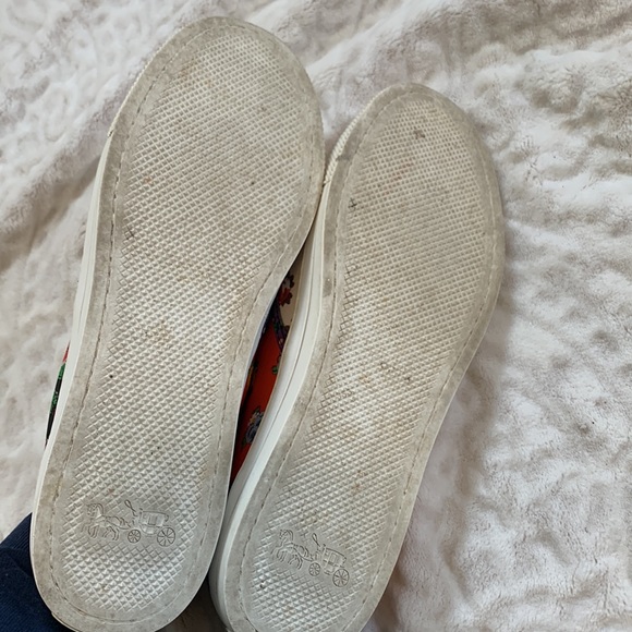 COACH Parkside Tea Rose Floral Slip-On Size 9 - Picture 12 of 12